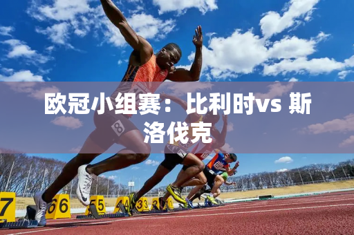 欧冠小组赛：比利时vs 斯洛伐克